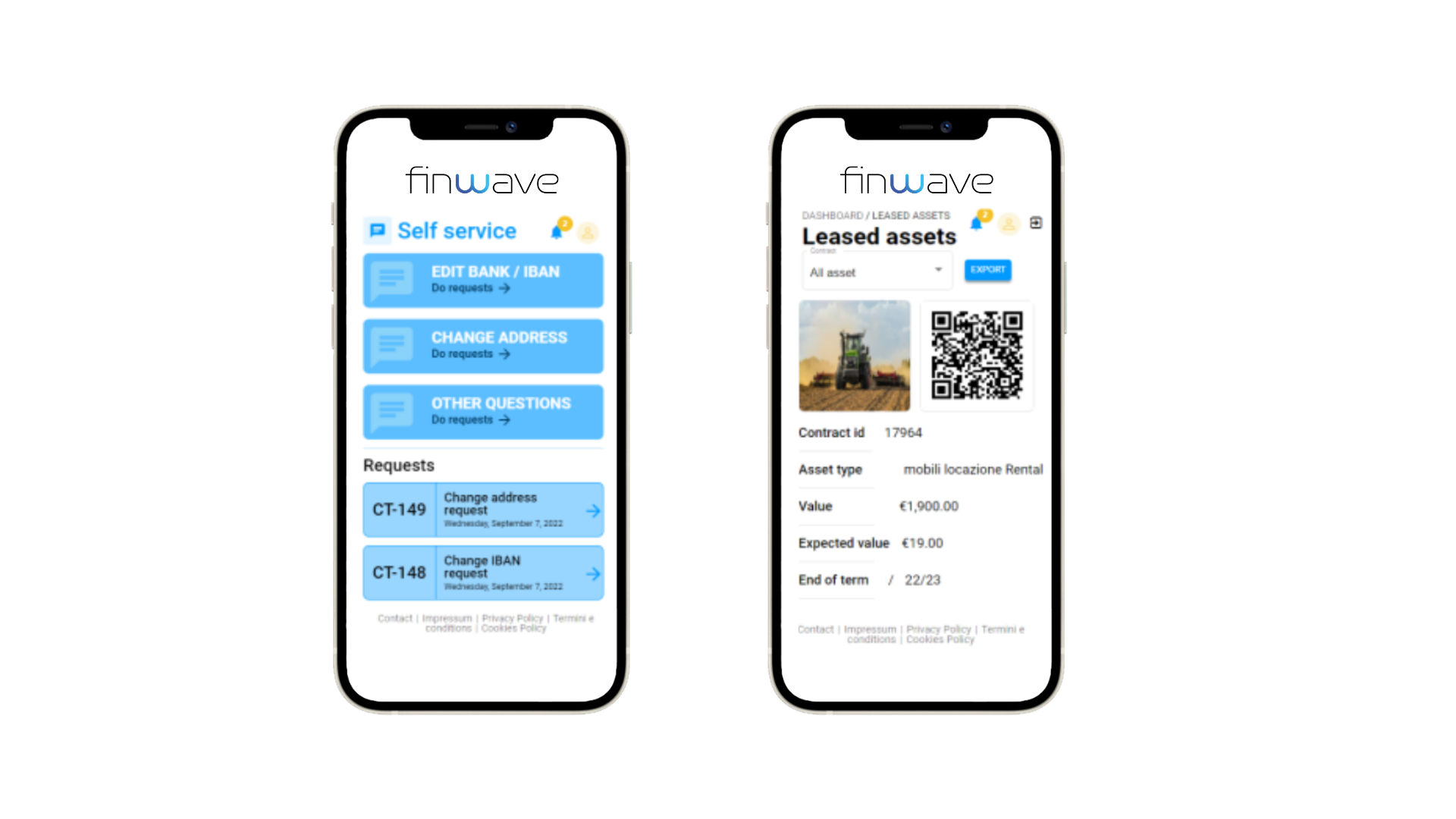 Finwave Lending Forward Customer Portal